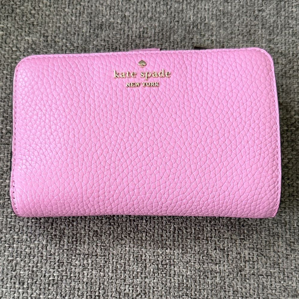 Kate Spade Pink Textured Wallet
